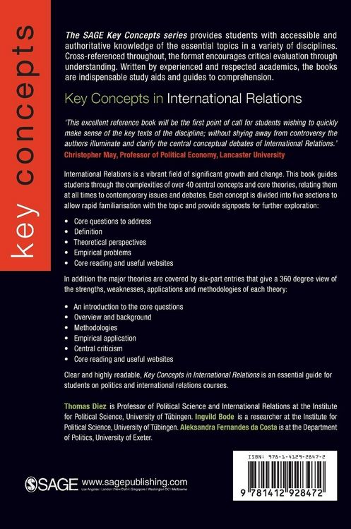Produktbild: Key Concepts in International Relations
