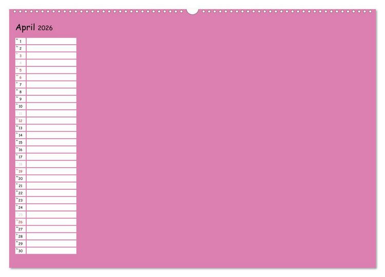 Produktbild: Bunter Bastelkalender (Wandkalender 2026 DIN A2 quer), CALVENDO Monatskalender