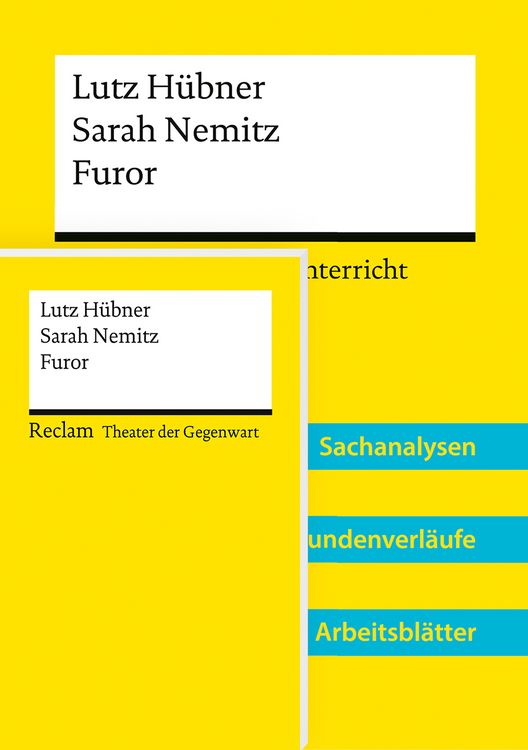 Produktbild: Lehrerpaket &raquo;Lutz H&uuml;bner / Sarah Nemitz: Furor&laquo;: Textausgabe und Lehrerband &ndash; Mit Downloadpaket (Unterrichtsmaterialien)