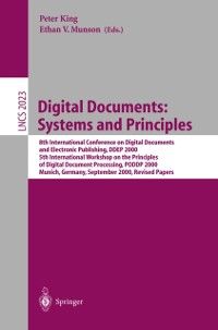 Produktbild: Digital Documents: Systems and Principles