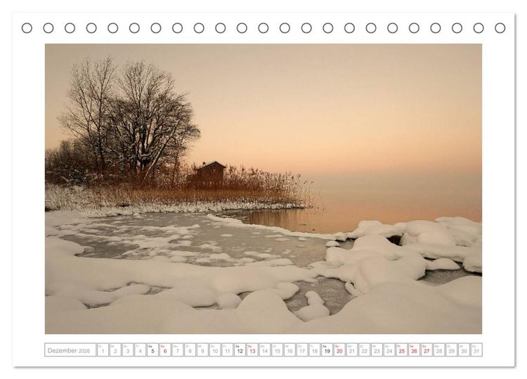 Produktbild: Melancholie-Bodensee 2026 (Tischkalender 2026 DIN A5 quer), CALVENDO Monatskalender