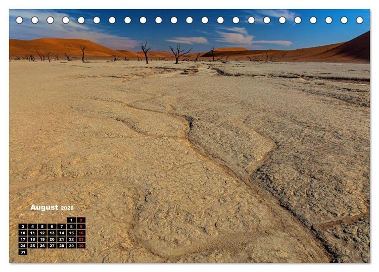 Produktbild: Blickpunkte in Namibia (Tischkalender 2026 DIN A5 quer), CALVENDO Monatskalender
