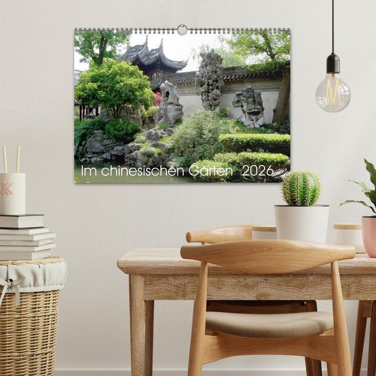 Produktbild: Im chinesischen Garten (Wandkalender 2026 DIN A3 quer), CALVENDO Monatskalender
