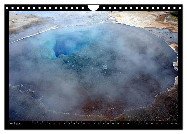 Produktbild: Balade en Islande (Calendrier mural 2026 DIN A4 vertical), CALVENDO calendrier mensuel