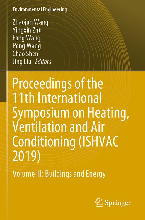 Produktbild: Proceedings of the 11th International Symposium on Heating, Ventilation and Air Conditioning (ISHVAC 2019)