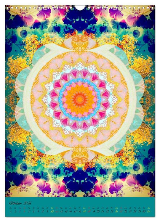 Produktbild: Bl&uuml;hende Mandalas (Wandkalender 2026 DIN A3 hoch), CALVENDO Monatskalender