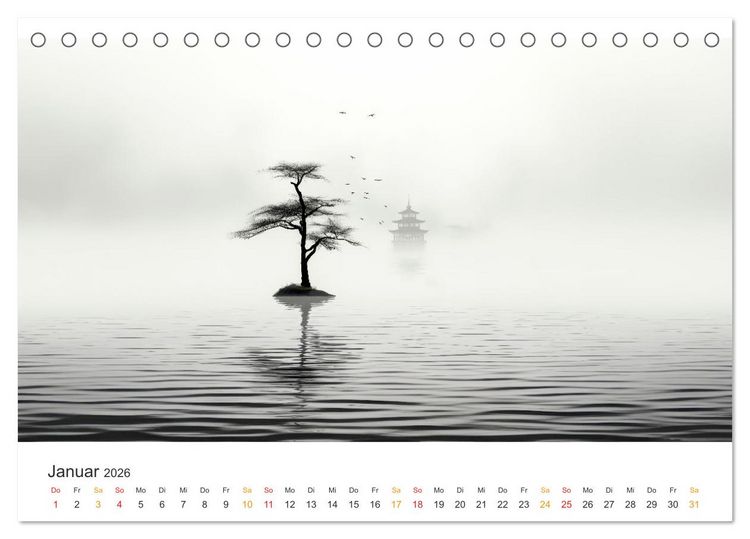 Produktbild: Japan - Kunst der Traditionen (Tischkalender 2026 DIN A5 quer), CALVENDO Monatskalender