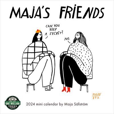 Produktbild: Maja's Friends 2024 Mini Wall Calendar