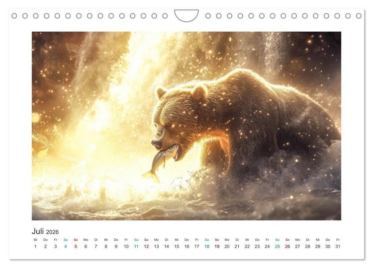 Produktbild: Geheimnisvolle Wildnis (Wandkalender 2026 DIN A4 quer), CALVENDO Monatskalender
