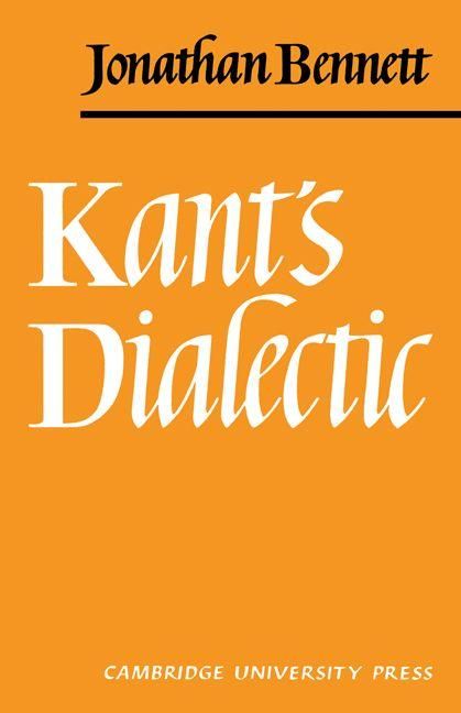 Produktbild: Kants Dialectic