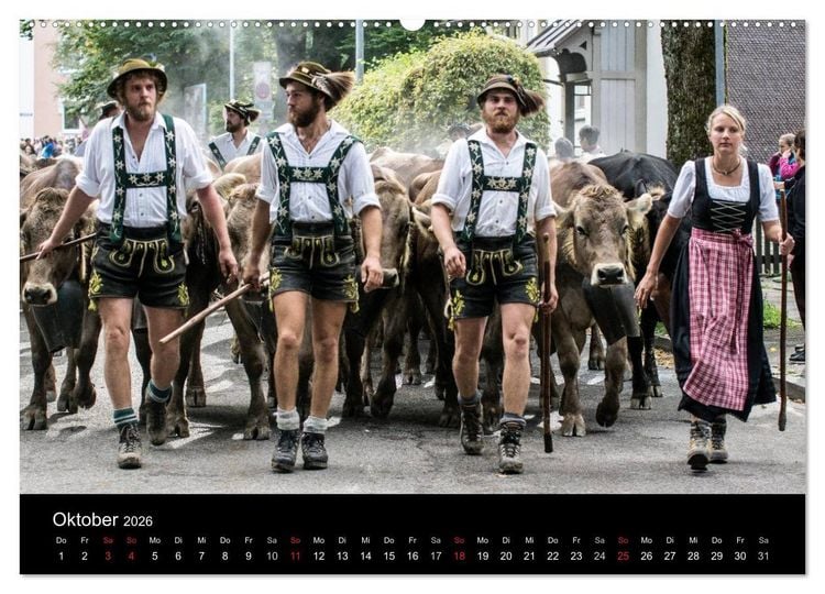 Produktbild: Allg&auml;uer Impressionen (Wandkalender 2026 DIN A2 quer), CALVENDO Monatskalender