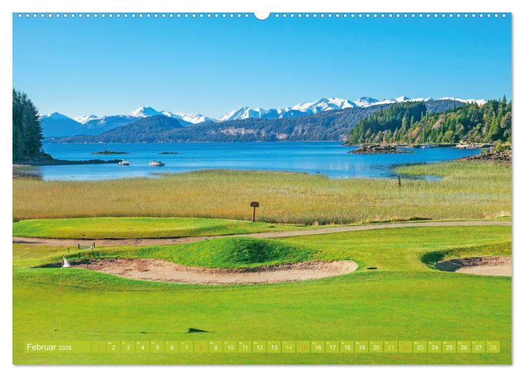 Produktbild: Einladung zum Golf (hochwertiger Premium Wandkalender 2026 DIN A2 quer), Kunstdruck in Hochglanz