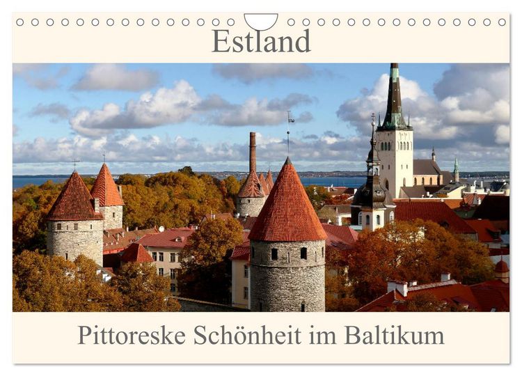 Produktbild: Estland - Pittoreske Sch&ouml;nheit im Baltikum (Wandkalender 2026 DIN A4 quer), CALVENDO Monatskalender