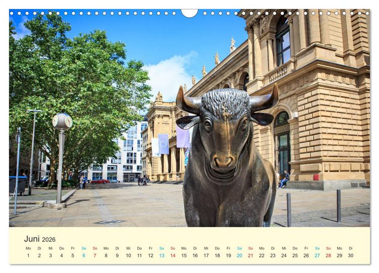 Produktbild: Frankfurt am Main - Finanzen und Geschichte (Wandkalender 2026 DIN A3 quer), CALVENDO Monatskalender