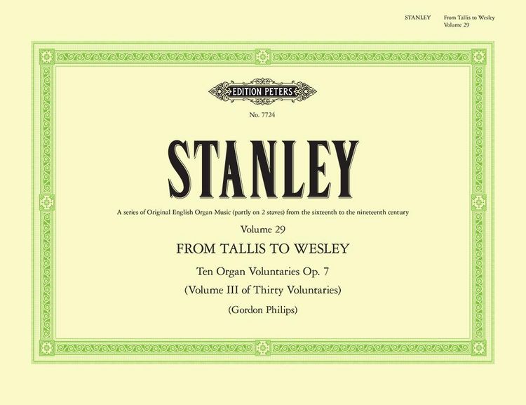 Produktbild: Stanley, J: 10 Voluntaries Op. 7
