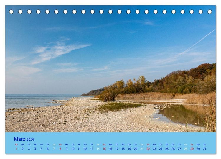 Produktbild: Ammersee-Ansichten (Tischkalender 2026 DIN A5 quer), CALVENDO Monatskalender