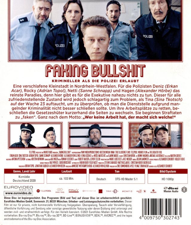 Produktbild: Faking Bullshit - Krimineller als die Polizei erlaubt