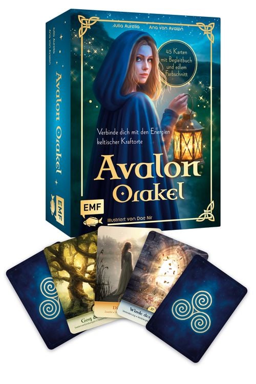 Produktbild: Orakel-Kartenset: Avalon Orakel | Wandle auf den Pfaden der Priesterinnen und verbinde dich mit den transformierenden Energien keltischer Kraftorte