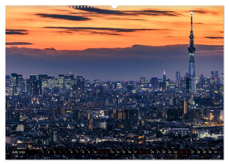 Produktbild: Japan - between tradition and modernity (High Quality Premium Wall Calendar 2026 DIN A2 landscape),CALVENDO 12 Month Wall Calendar