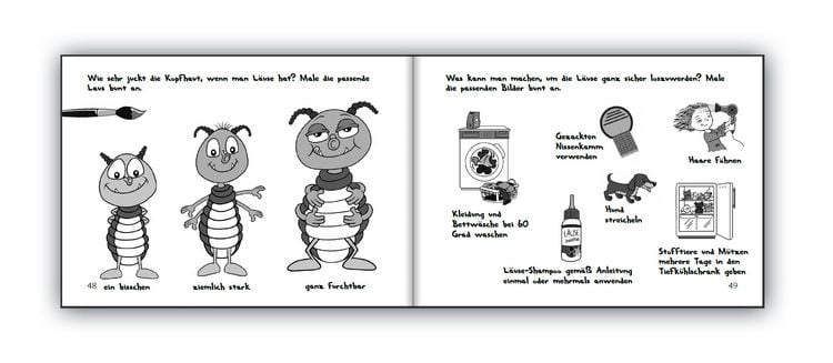 Produktbild: Familie Laus zieht aus! Das fr&ouml;hlich illustrierte Vorlese- und Mitmachbuch zum Thema Kopfl&auml;use