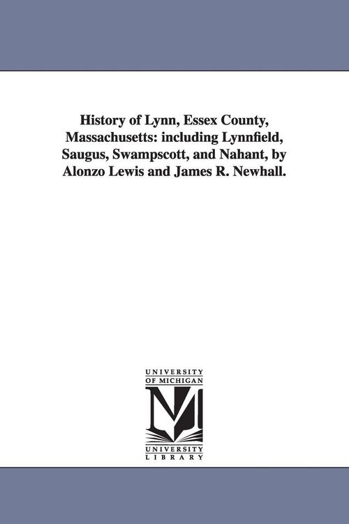 Produktbild: History of Lynn, Essex County, Massachusetts