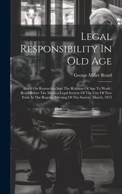 Produktbild: Legal Responsibility In Old Age