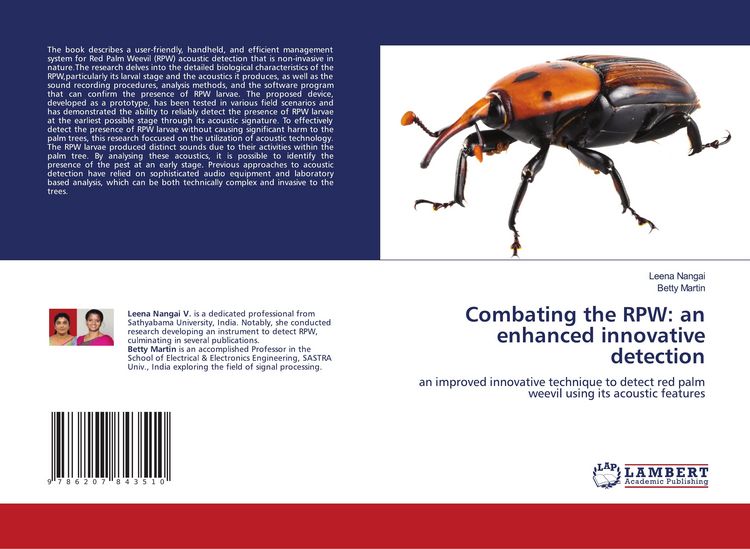 Produktbild: Combating the RPW: an enhanced innovative detection