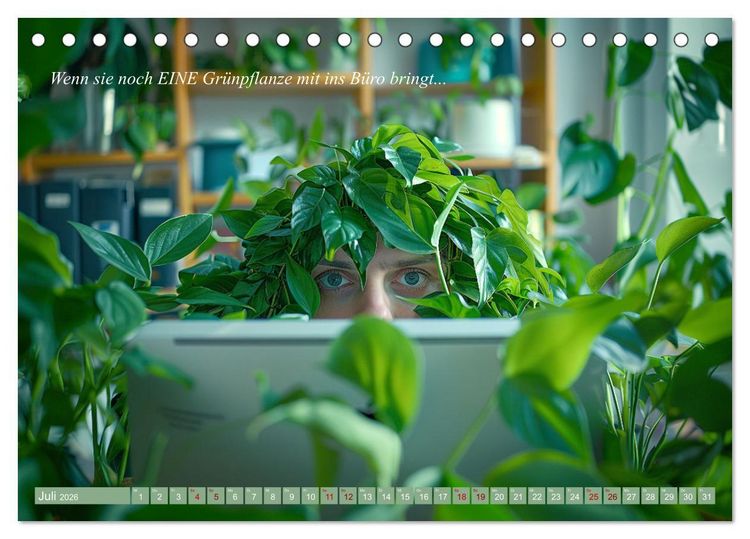 Produktbild: Ich liebe jeden Tag im B&uuml;ro (Tischkalender 2026 DIN A5 quer), CALVENDO Monatskalender