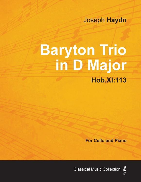 Produktbild: Baryton Trio in D Major Hob.XI