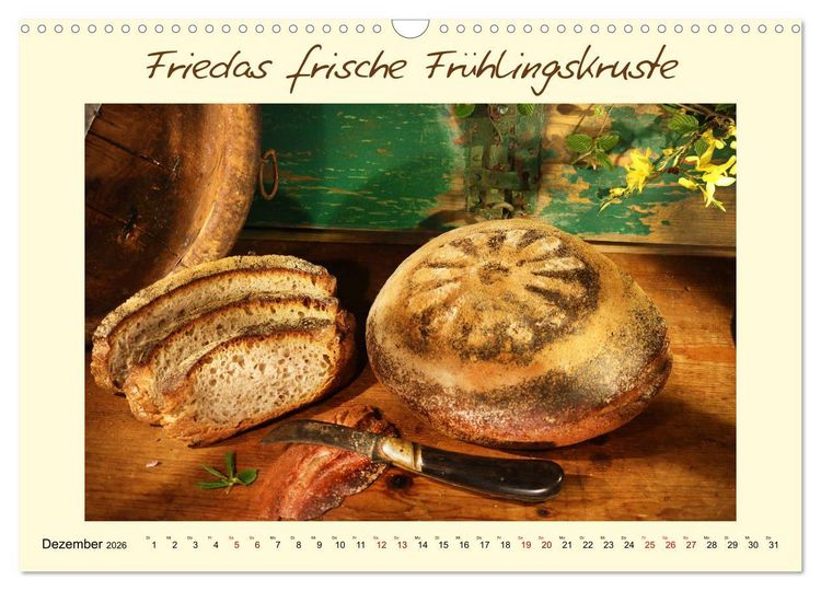 Produktbild: Mein liebstes Brot (Wandkalender 2026 DIN A3 quer), CALVENDO Monatskalender