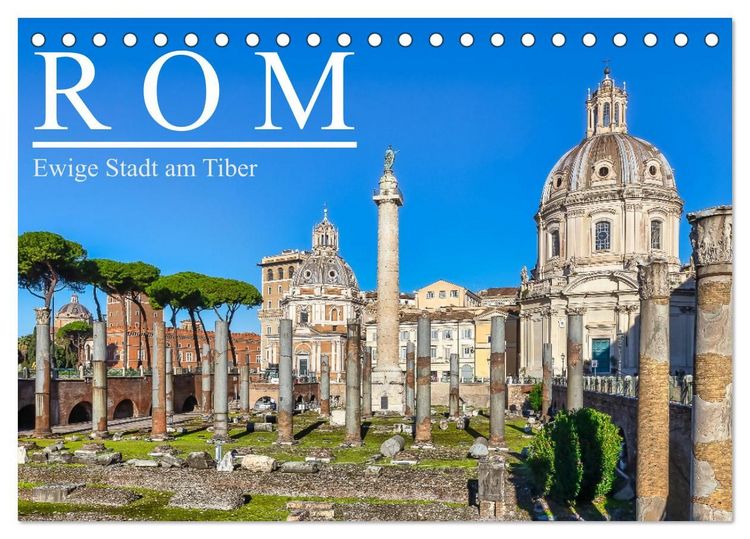 Produktbild: Rom - Ewige Stadt am Tiber (Tischkalender 2027 DIN A5 quer), CALVENDO Monatskalender