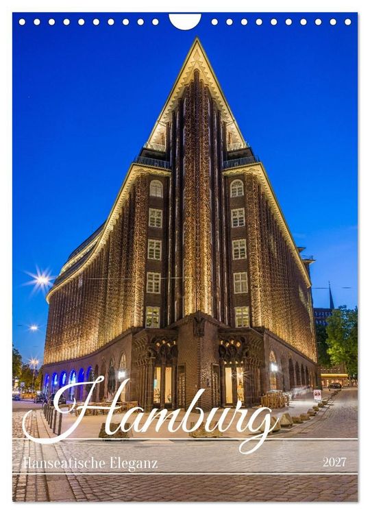 Produktbild: Hamburg - Hanseatische Eleganz (Wandkalender 2027 DIN A4 hoch), CALVENDO Monatskalender