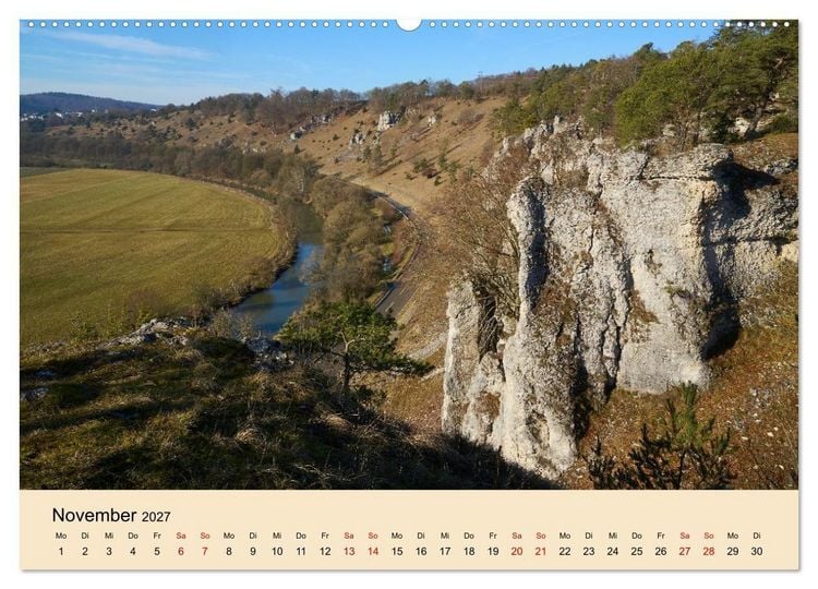 Produktbild: Franken - eine Region voller Naturwunder (Wandkalender 2027 DIN A2 quer), CALVENDO Monatskalender