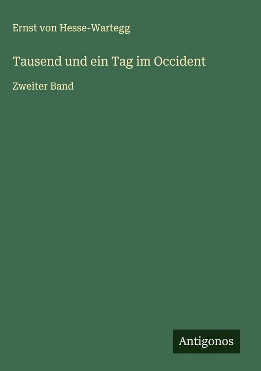 Produktbild: Tausend und ein Tag im Occident
