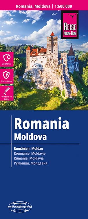 Produktbild: Reise Know-How Landkarte Rum&auml;nien, Moldau / Romania, Moldova (1:600.000)