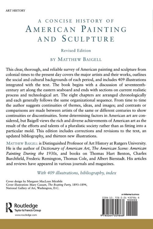 Produktbild: A Concise History Of American Painting And Sculpture