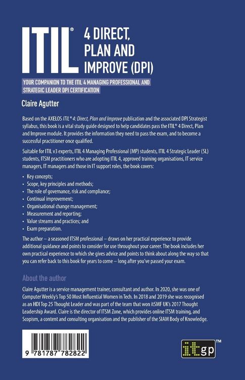 Produktbild: ITIL&reg; 4 Direct Plan and Improve (DPI)