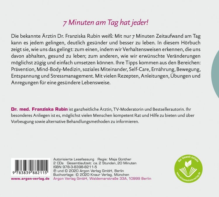 Produktbild: 7 Minuten am Tag