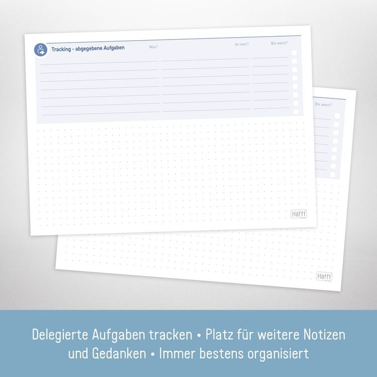 Produktbild: Block A5 quer Aufgabenplaner Management by Eisenhower