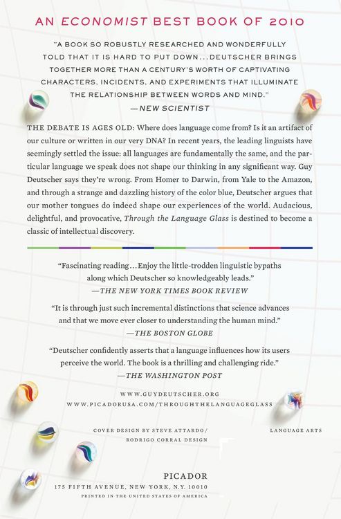 Produktbild: Through the Language Glass