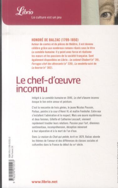Produktbild: Le chef d'oeuvre inconnu