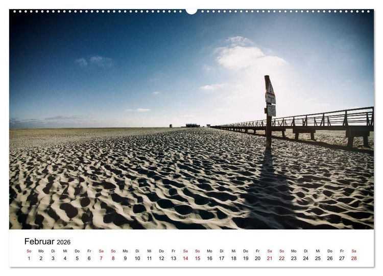 Produktbild: Sankt Peter-Ording. Licht, Schatten und Natur (hochwertiger Premium Wandkalender 2026 DIN A2 quer), Kunstdruck in Hochglanz