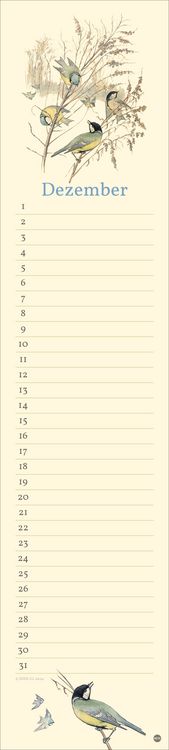 Produktbild: Edith Holden: Geburtstagskalender Langplaner