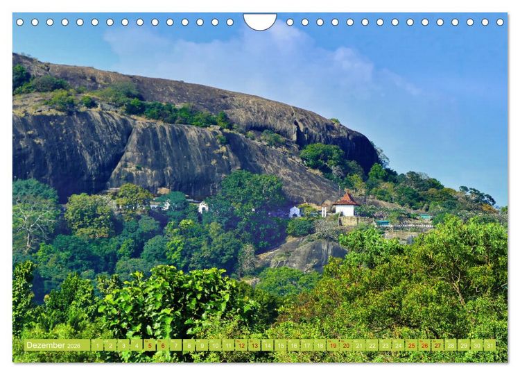 Produktbild: Sri Lanka, Gr&uuml;ne Berge - unber&uuml;hrte Natur (Wandkalender 2026 DIN A4 quer), CALVENDO Monatskalender