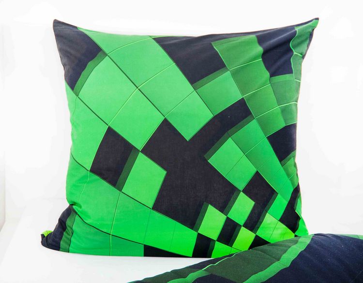Produktbild: Young Collection 4459267050 - 3D Effekt Bettw&auml;sche, 80x80 cm + 135x200 cm, 100% Baumwolle