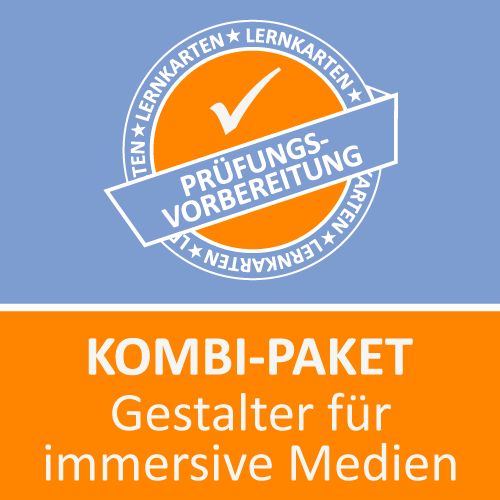 Produktbild: Kombi-Paket Gestalter f&uuml;r immersive Medien - Lernkarten