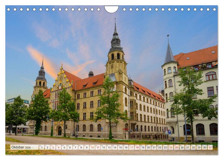 Produktbild: Halle a. d. Saale Impressionen (Wandkalender 2026 DIN A4 quer), CALVENDO Monatskalender