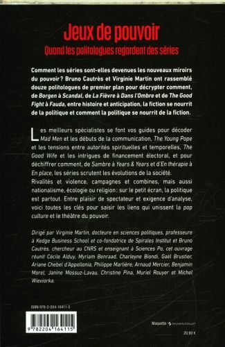 Produktbild: Jeux de pouvoir : quand les politologues regardent des s&eacute;ries