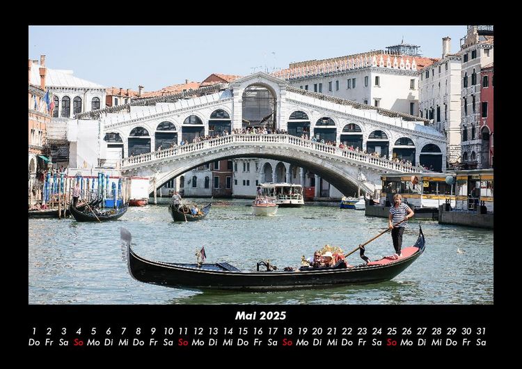 Produktbild: Venedig 2025 Fotokalender DIN A3