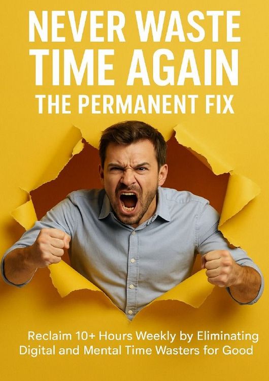 Produktbild: Never Waste Time Again: The Permanent Fix